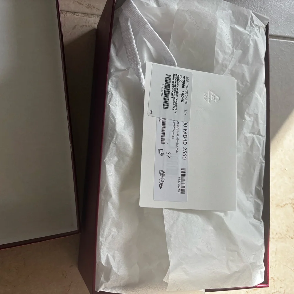 Gucci Women's Beige Loafers with Crystal Embellishments - Picture 6 of 6